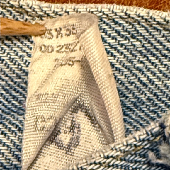 VTG 80s/90s Lee Straight Leg Jeans High Rise Faded Distressed Light Blue 32x31 - Picture 12 of 14